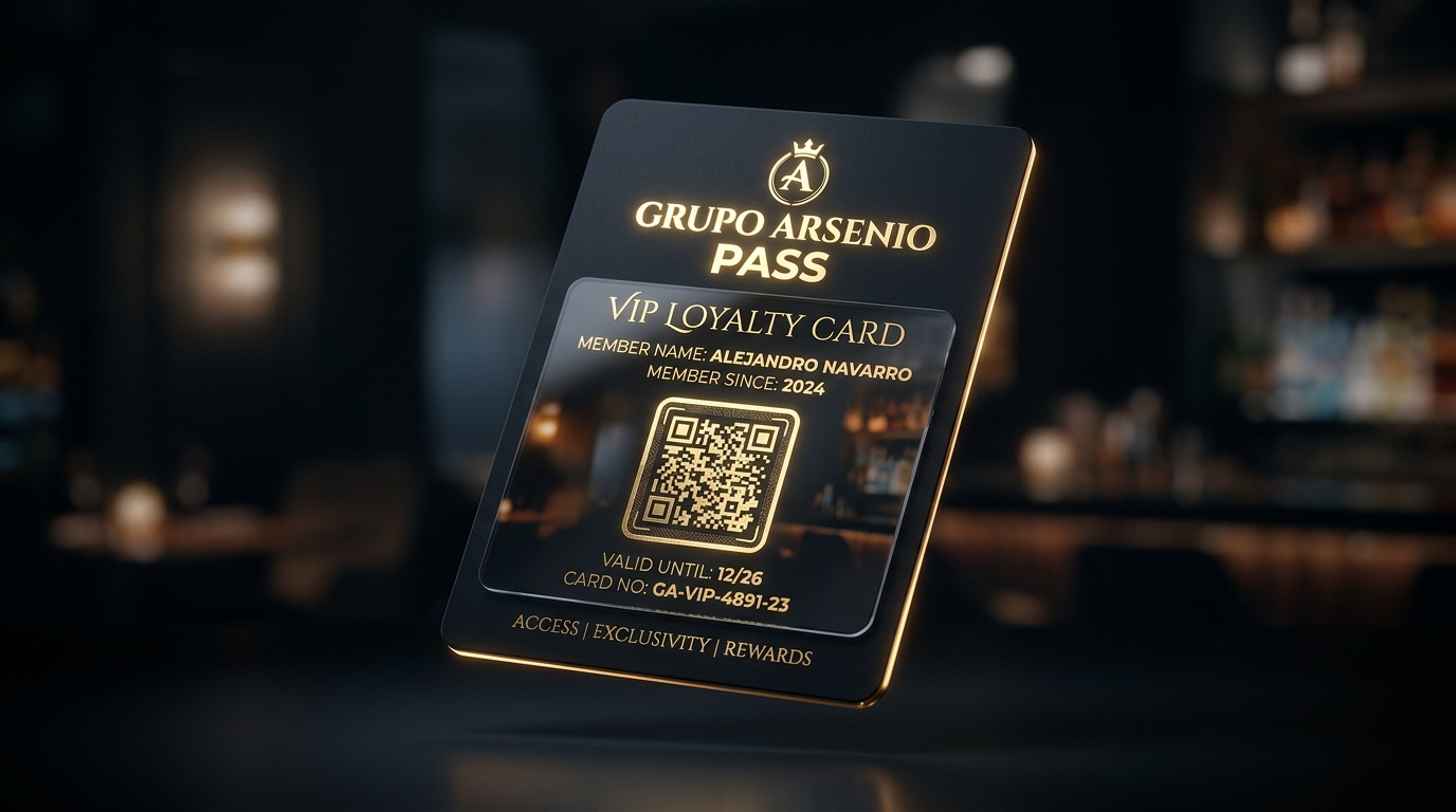 Tarjeta Digital Grupo Arsenio PASS